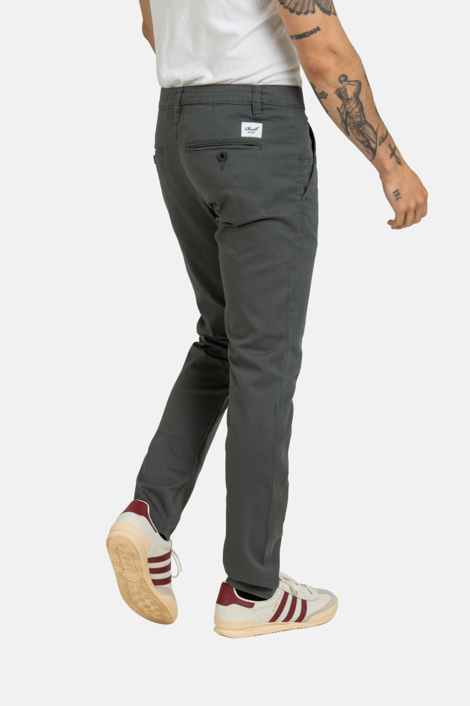 Flex Tapered Chino vulcan grey