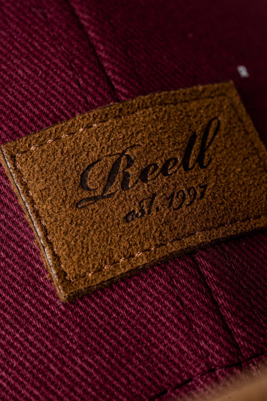 Suede Cap R-Maroon