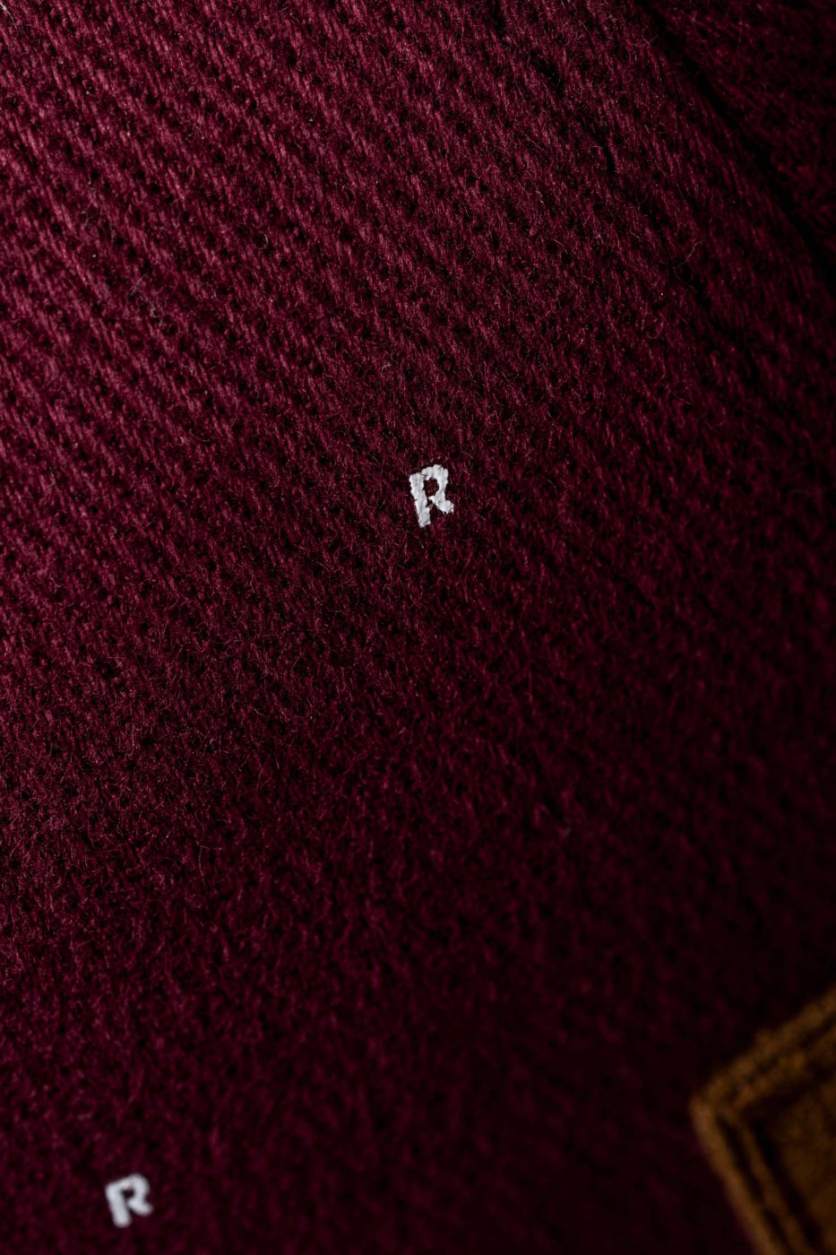 Suede Cap R-Maroon