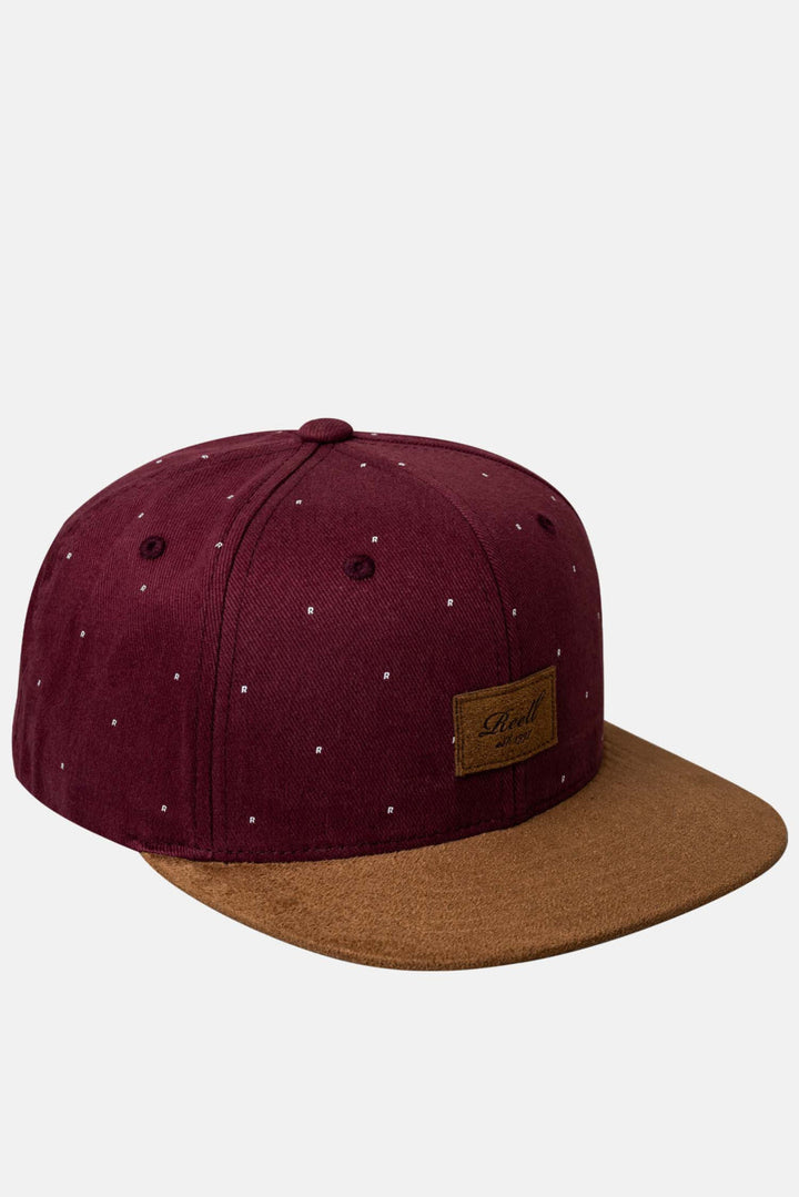 Suede Cap R-Maroon